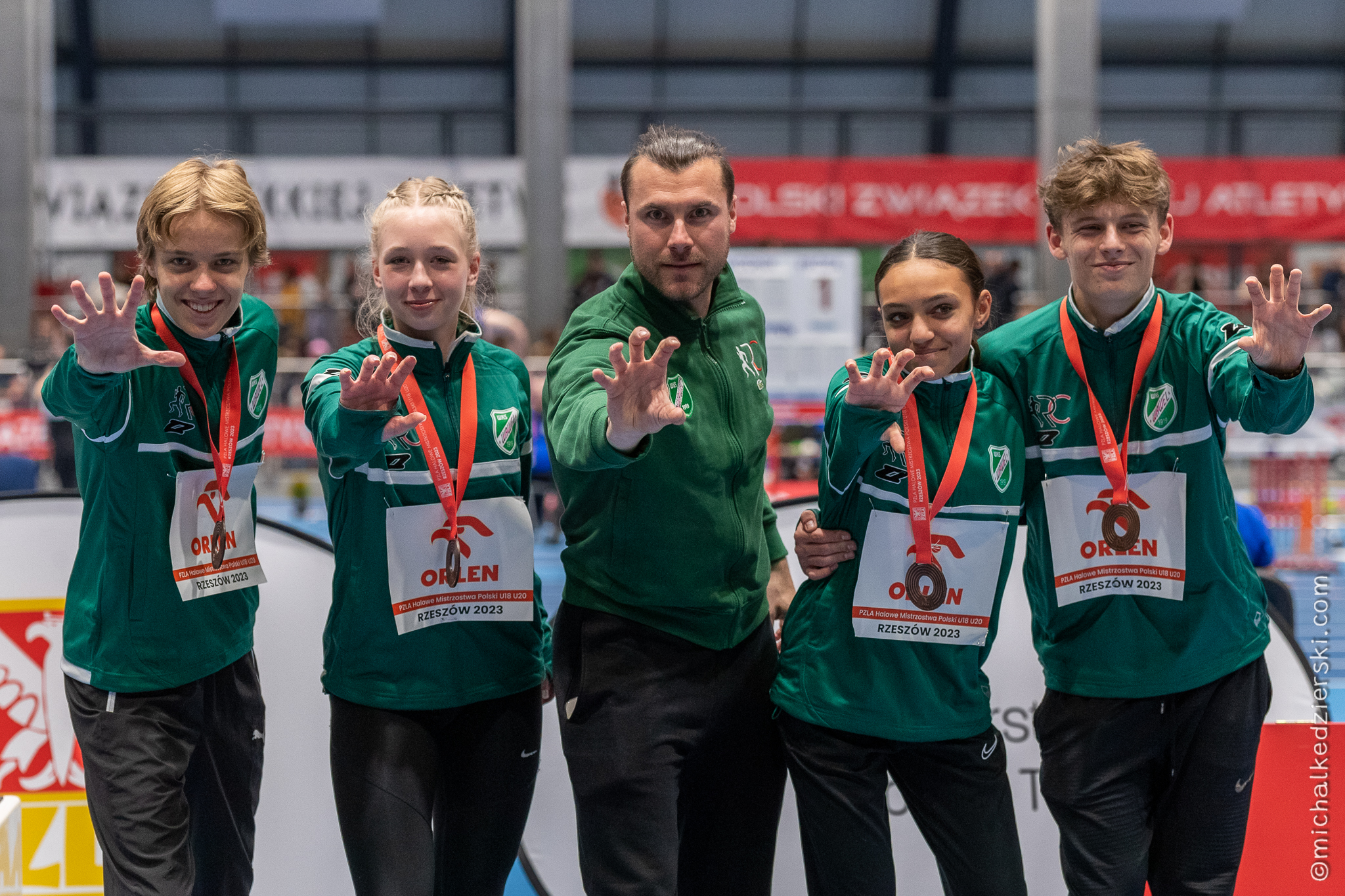 2 medale lekkoatletycznych Halowych Mistrzostw Polski Juniorów